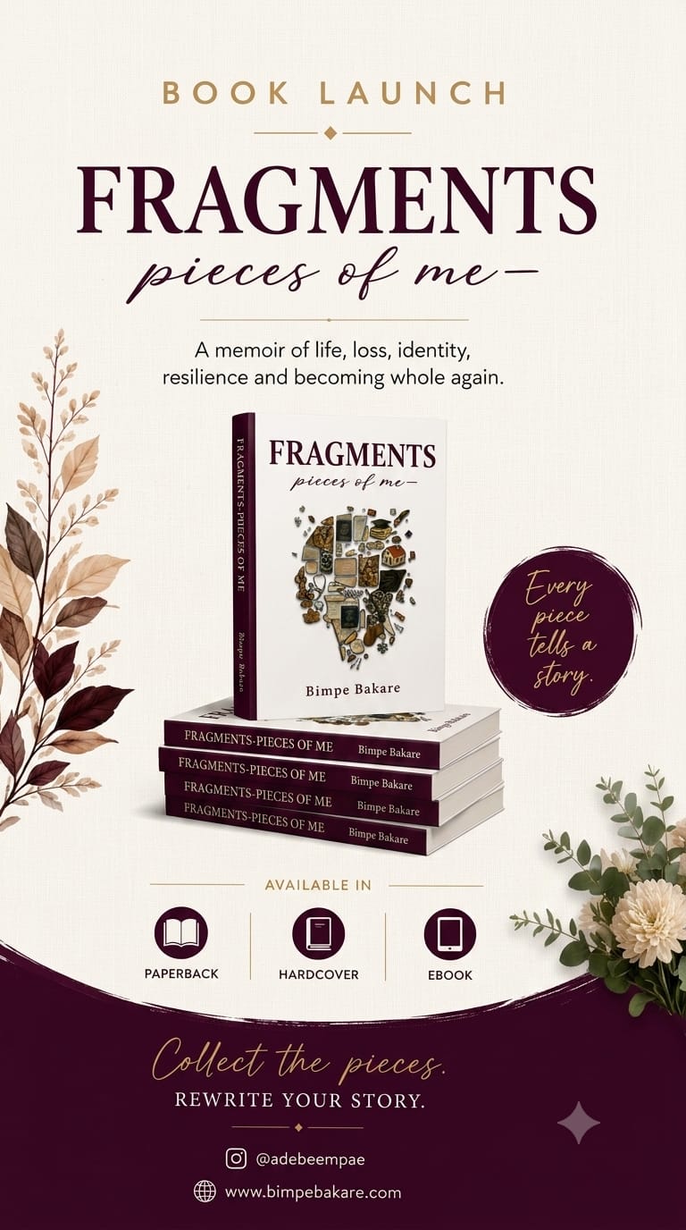 Launch announcement artwork for Fragments: Pieces of Me